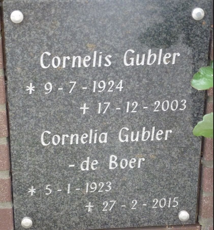 Cemetery register gallery image