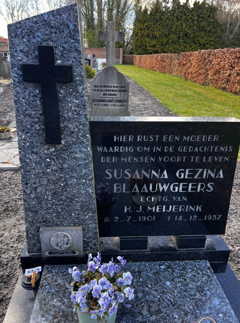 Cemetery register gallery image