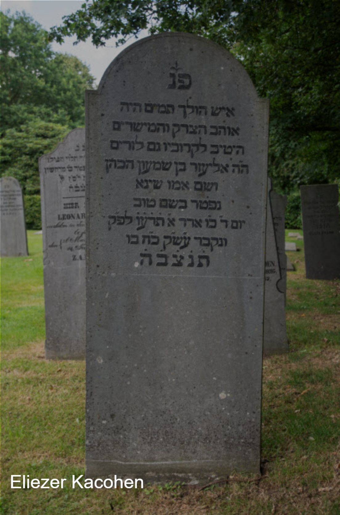 Cemetery register image