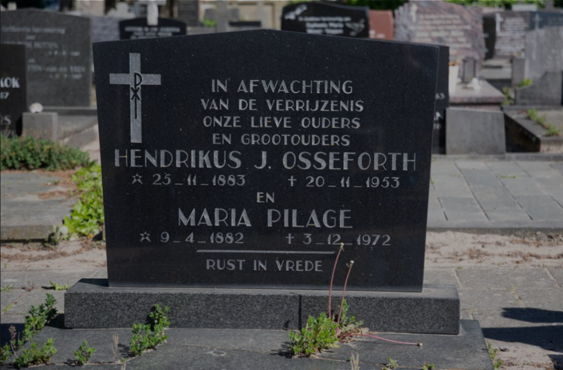 Cemetery register image