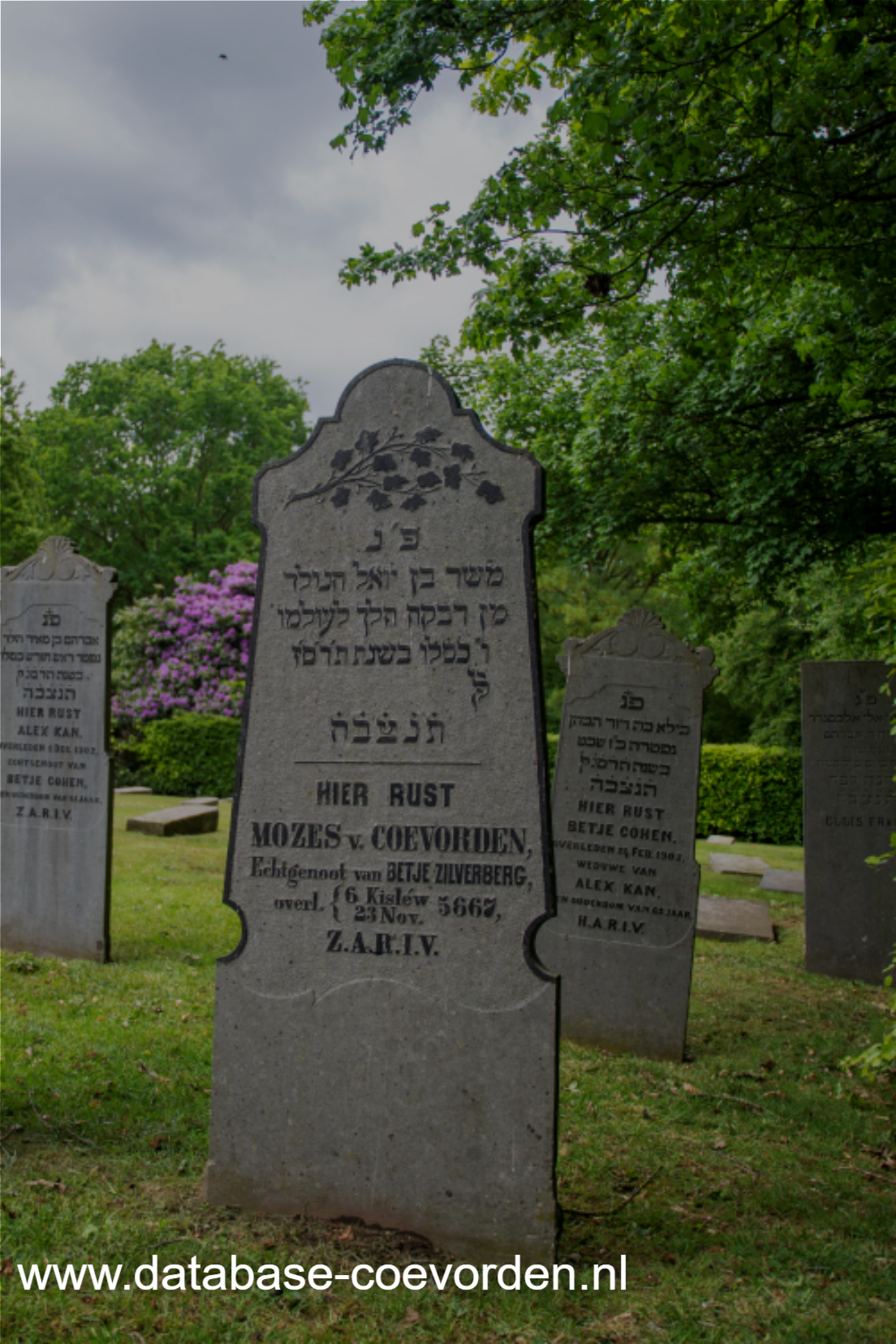 Cemetery register image